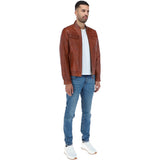 Leather Jacket Tan: 1895