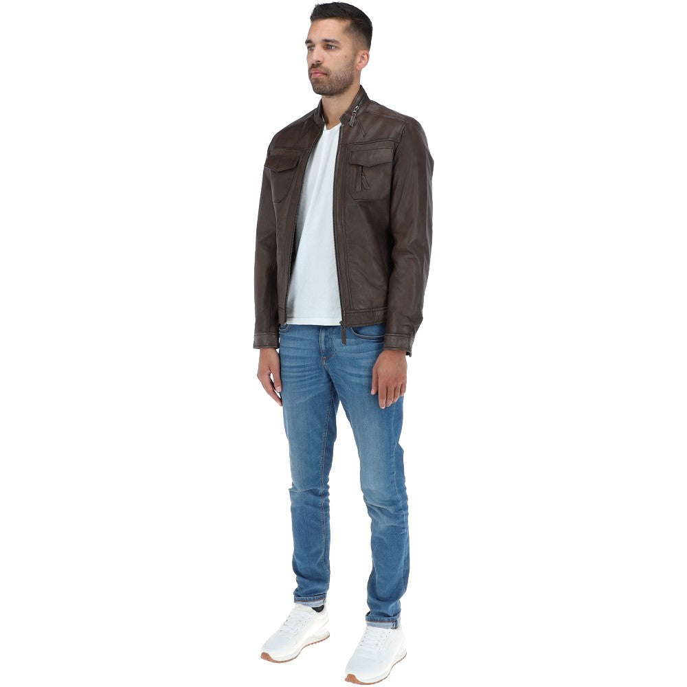 Leather Jacket Nevada Timber: 1895