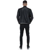 Leather Biker Jacket Black: 2101