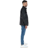 Leather Coat Black: 2238