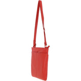 Tab Small Zip Top Leather Cross Body Bag Papaya