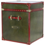 Vintage Leather Trunk Green: TBZ1UCO622