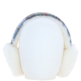 Ashwood X Harris Tweed Sheepskin Fur Earmuffs Tan/Mcload: TW-90-02-TM