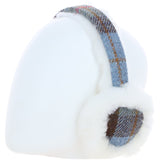Ashwood X Harris Tweed Sheepskin Fur Earmuffs Tan/Mcload: TW-90-02-TM