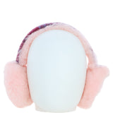 Ashwood X Harris Tweed Sheepskin Fur Earmuffs Baby-Pink/Pink: Tw-90-15-BP