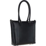 Ashwood Vegetable Tanned Large Leather Bag Black: V-29
