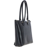 Ashwood Vegetable Tanned Large Leather Bag  Navy: V-29