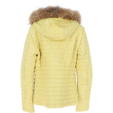 Women's Hooded Leather Jacket Yellow: Venezia