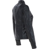 Ladies Leather Fashion Biker Jacket Black: Victoria