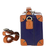 Ashwood Leather Trinket Box Navy: VIN-11