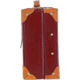 Ashwood Vintage Leather Trunk Red: VIN-18