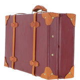 Ashwood Vintage Leather Trunk Red: VIN-18