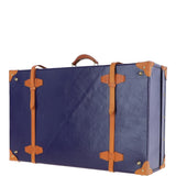 Ashwood Vintage Large Leather Trunk Navy: VIN-26