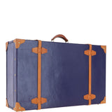 Ashwood Vintage Large Leather Trunk Navy: VIN-26