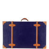Ashwood Vintage Large Leather Trunk Navy: VIN-26
