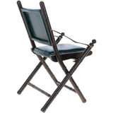 Vintage Folding Leather Chair Green: vin-39 chair