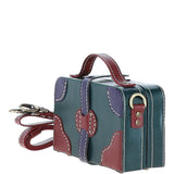 Ashwood Leather Trinket Box Green: VIN-7