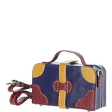 Ashwood Leather Trinket Box Navy: VIN-7