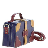 Ashwood Leather Trinket Box Navy: VIN-7