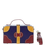 Ashwood Leather Trinket Box Navy: VIN-7