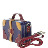 Ashwood Leather Trinket Box Navy: VIN-7