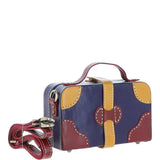 Ashwood Leather Trinket Box Navy: VIN-7