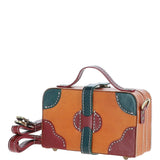 Ashwood Leather Trinket Box Orange: VIN-7