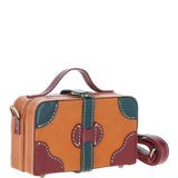 Ashwood Leather Trinket Box Orange: VIN-7