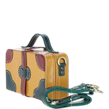 Ashwood Leather Trinket Box Yellow: VIN-7