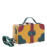Ashwood Leather Trinket Box Yellow: VIN-7