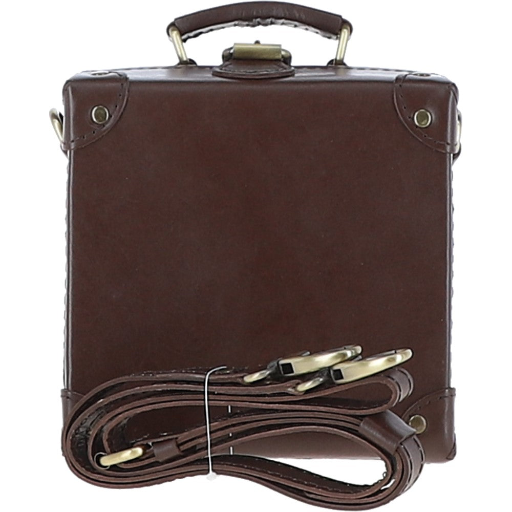 Ashwood Leather Trinket Box Brown: VIN-8