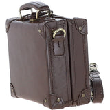 Ashwood Leather Trinket Box Brown: VIN-8
