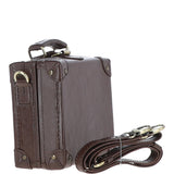 Ashwood Leather Trinket Box Brown: VIN-8