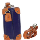 Ashwood Leather Trinket Box Navy: VIN-8