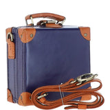 Ashwood Leather Trinket Box Navy: VIN-8