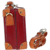 Ashwood Leather Trinket Box Red: VIN-8
