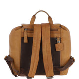 Ashwood Waxy Leather Travel Rucksack Cognac: W-70