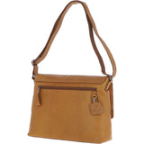 Ashwood Waxy Leather Messenger Laptop Bag Cognac: W-74