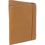Men's Waxy Leather RFID Classic 6 Card Billfold  Wallet Cognac: W-81