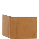 Men's Waxy Leather RFID Classic 6 Card Billfold  Wallet Cognac: W-81
