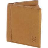 Men's Waxy Leather RFID Wallet Cognac: W-82