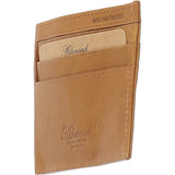 Waxy Leather Classic 6 Card Holder Wallet Cognac: W-84