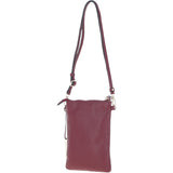 Ashwood Leather Crossbody Smart Phone Bag Wine: Z-71