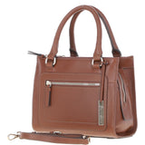 Ashwood Three Section Leather Tote Shoulder Bag Tan: Z-73
