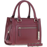 Ashwood Three Section Leather Tote Shoulder Bag Wine: Z-73