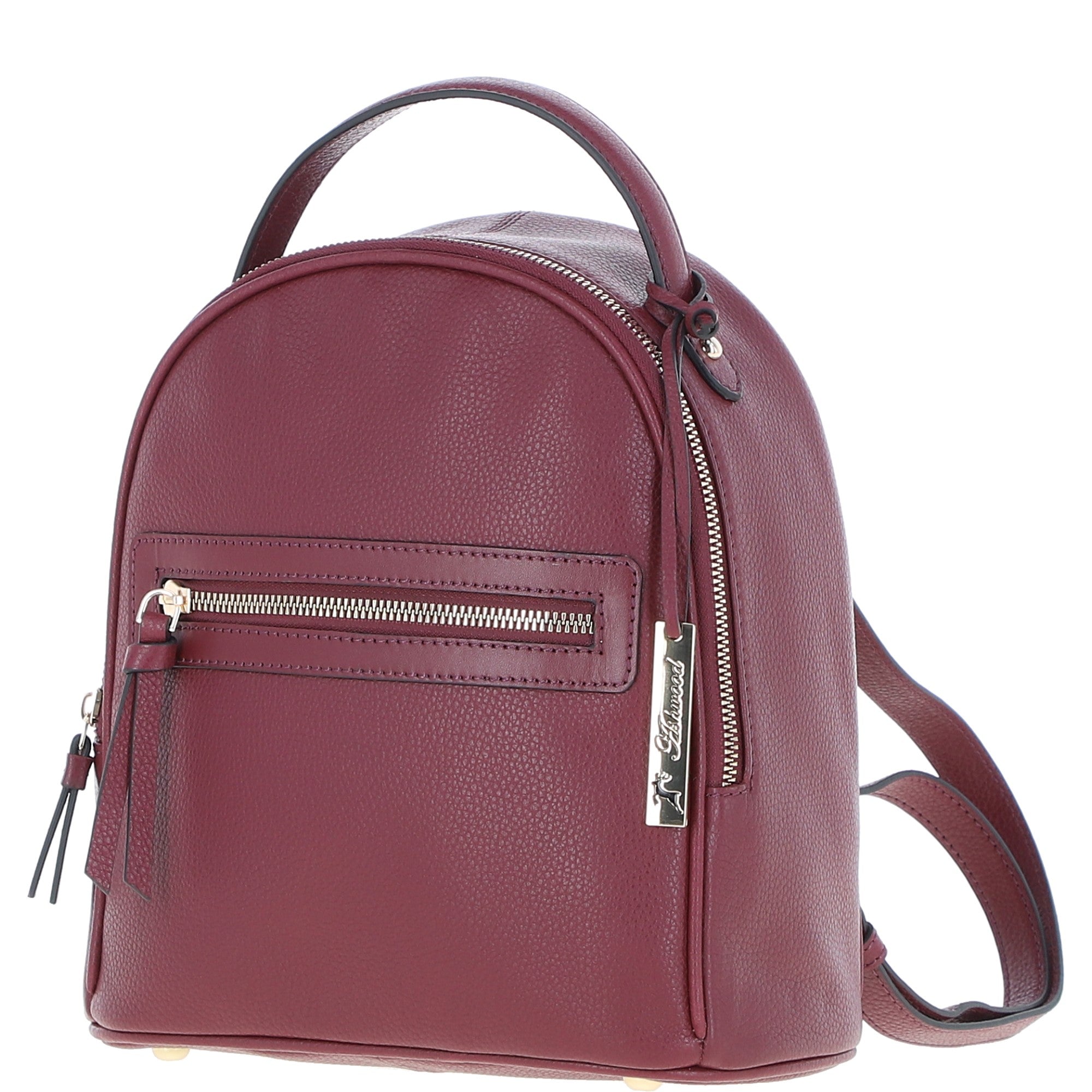 Ashwood Small Leather Backpack Wine: Z-74
