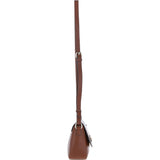 Ashwood Flap Over Leather Crossbody Bag Tan: Z-75