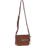 Ashwood Flap Over Leather Crossbody Bag Tan: Z-75