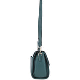 Ashwood Flap Over Leather Handbag Green: Z-76