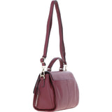 Ashwood Flap Over Leather Handbag Wine: Z-76